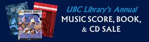 Annual Music Score, Book, & CD Sale!